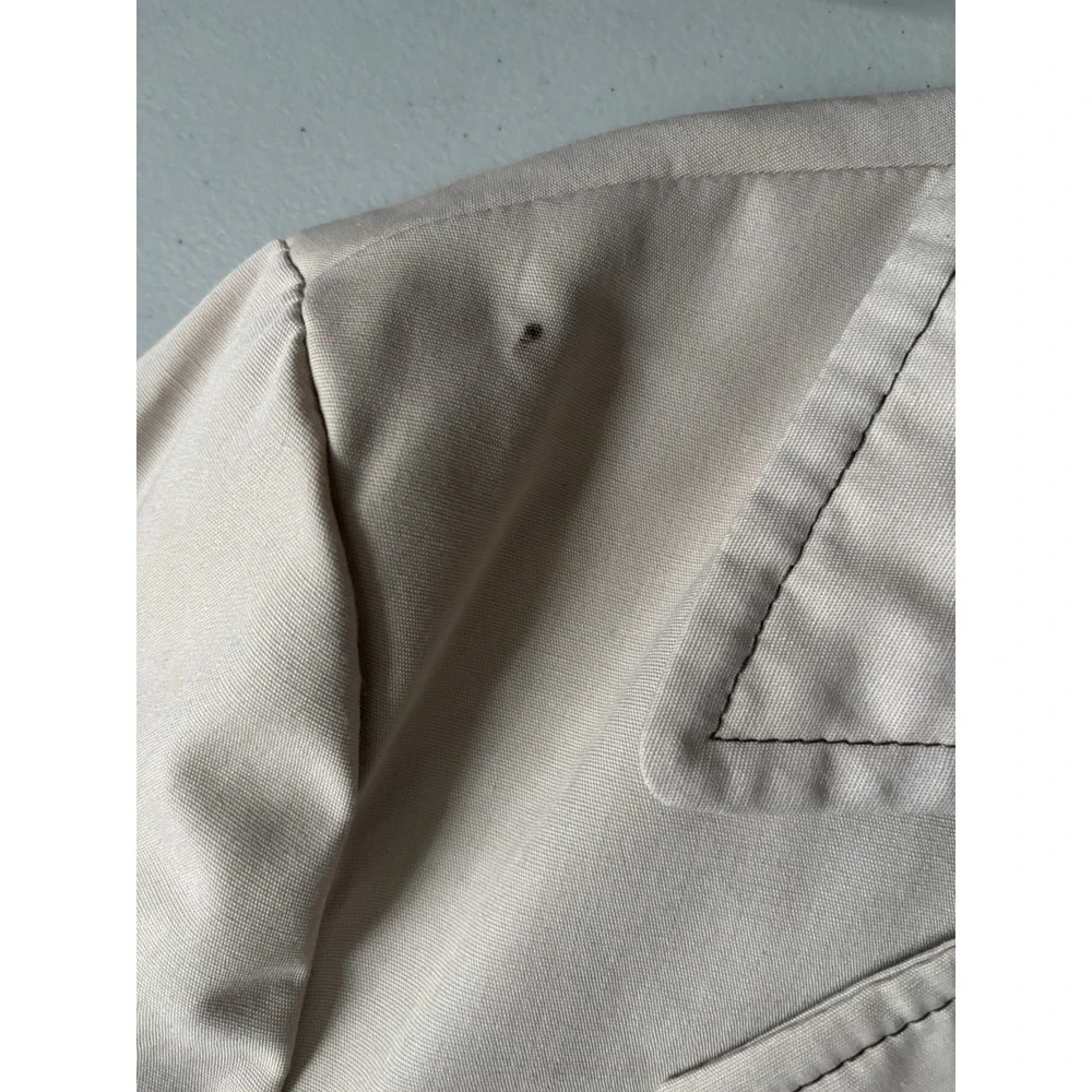 Vtg 60s 70s Towncraft Tan Jcpenney Blazer Suit Jacket coat Mens 42 Cool‎ Inside